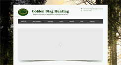Desktop Screenshot of goldenstaghunting.com